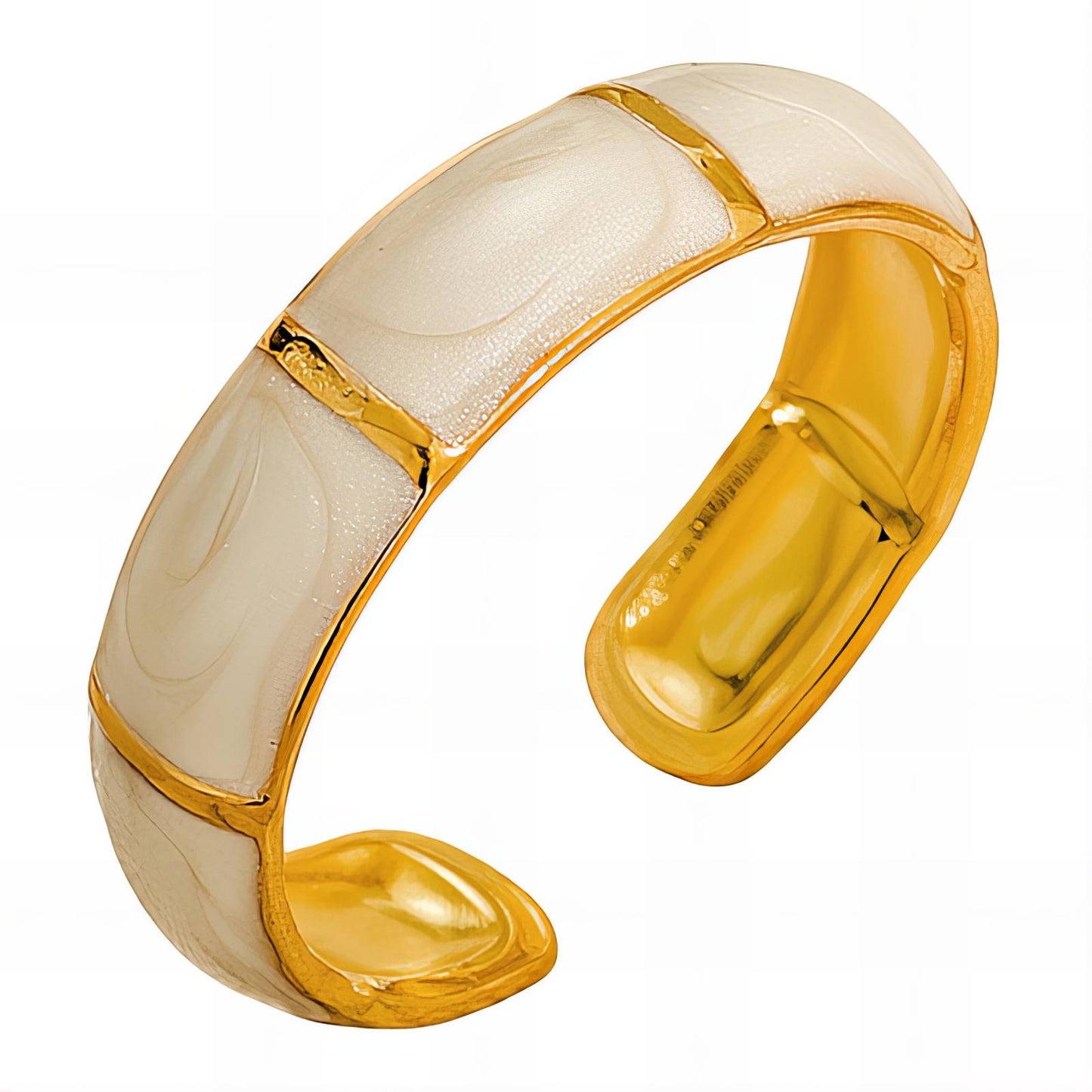 Minimalistischer verstellbarer Finger Ring vergoldet – Edelstahl, Wasserfest, Hypoallergen, Anlaufbeständig